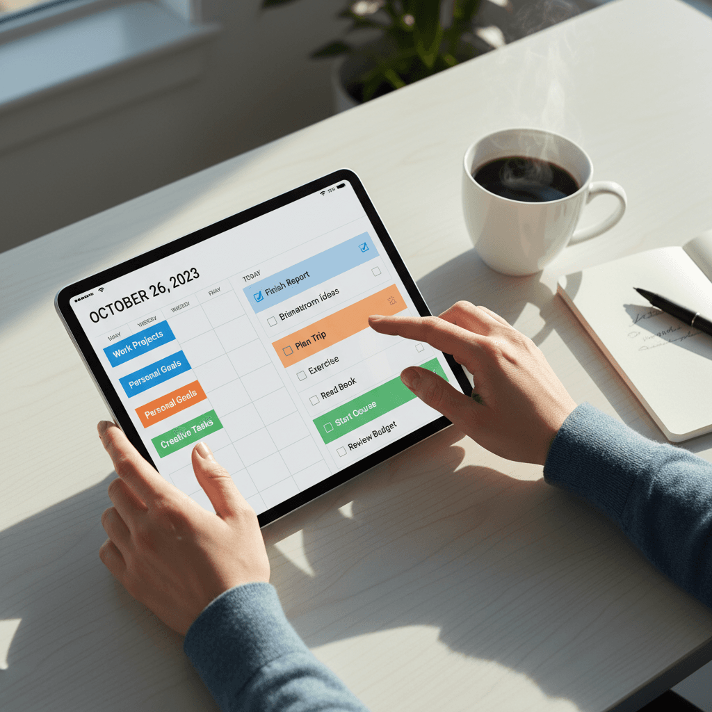 Integrated scheduling app